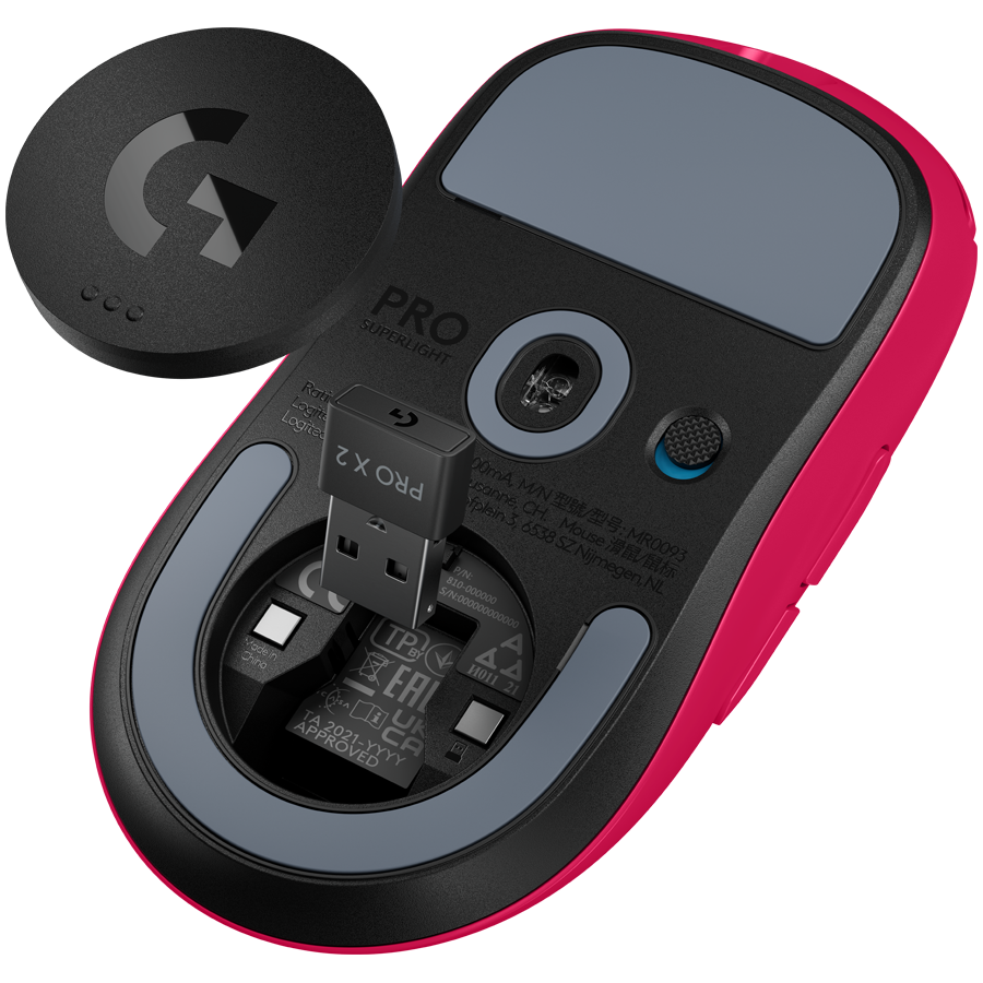 LOGITECH G PRO X SUPERLIGHT 2 LIGHTSPEED Gaming Mouse - MAGENTA - EER - Image 4