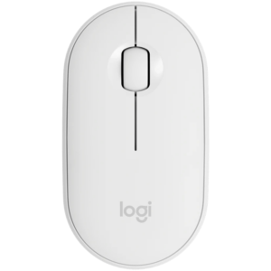 LOGITECH M350S Pebble 2 Bluetooth Mouse - TONAL WHITE