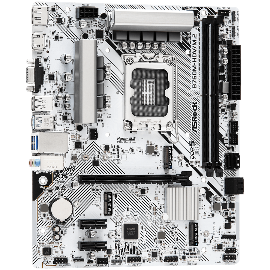 ASROCK B760M-HDV/M.2 mATX LGA1700 DDR5 - Image 2