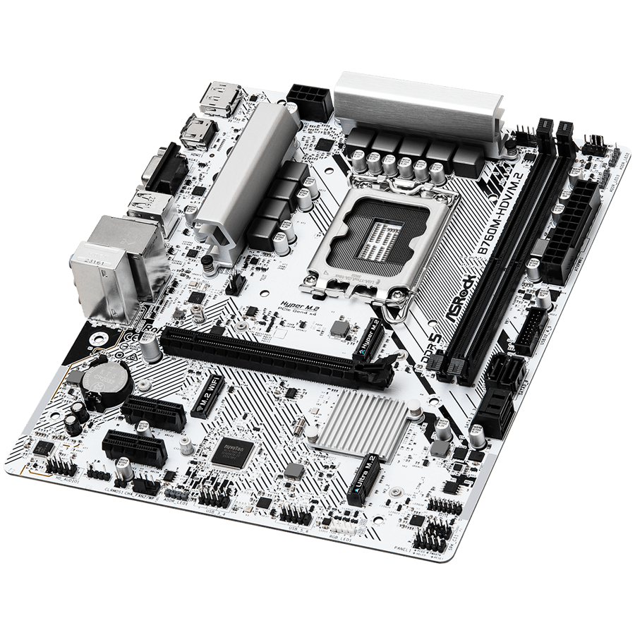 ASROCK B760M-HDV/M.2 mATX LGA1700 DDR5 - Image 3