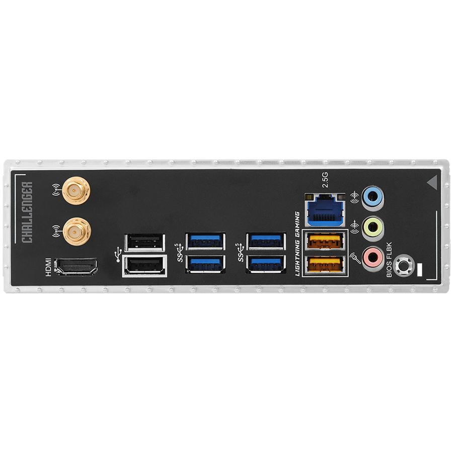 ASROCK MB B850M Challenger WiFi, AM5, 4x DDR5, 1x PCIe 5.0 x16, 1x PCIe 4.0x1, 1x PCIe 4.0x16, 1x Blazing M.2, 1x Hyper M.2, 4x SATA3, RAID 0, 1, 10, 7.1 CH HD Audio, 1x HDMI, 9x USB 3.2, 5x USB 2.0, 1x USB-C, 2.5G LAN, 2x Wi-Fi 7, BT, 1x HDMI, mATX - Image 5