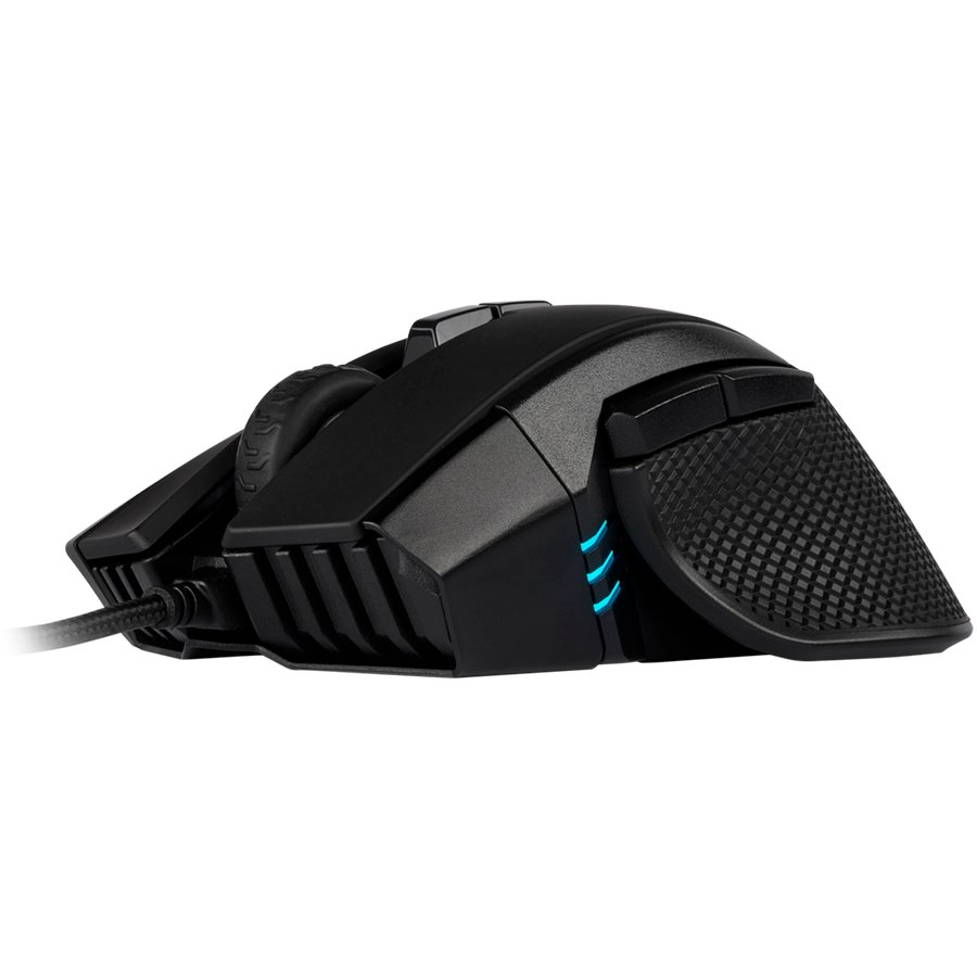 CORSAIR IRONCLAW RGB, FPS/MOBA, Black, Backlit RGB LED, 18000 DPI, Optical - Image 3