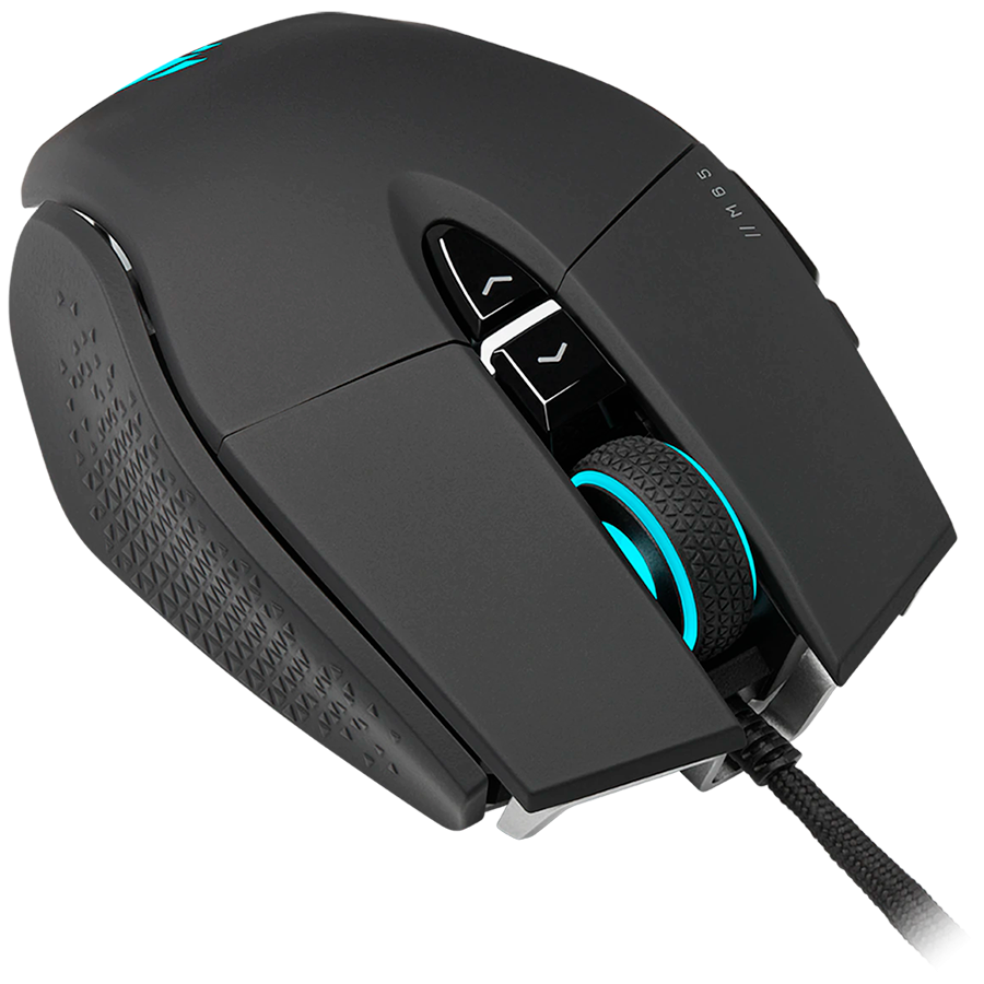CORSAIR M65 RGB ULTRA, Backlit RGB LED, Optical, Silver ALU, Black - Image 3