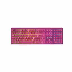 Canyon 105keys gaming keyboard,with 2.4G+ Bluetooth mode, battery 2000mAh, RGB backlight 3 types and 7 colors, size:407*119*19mm, PVC cable 1.8M , Black,weight:556+/-10g