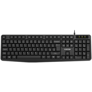 CANYON keyboard KB-1 EN/BG Wired Black