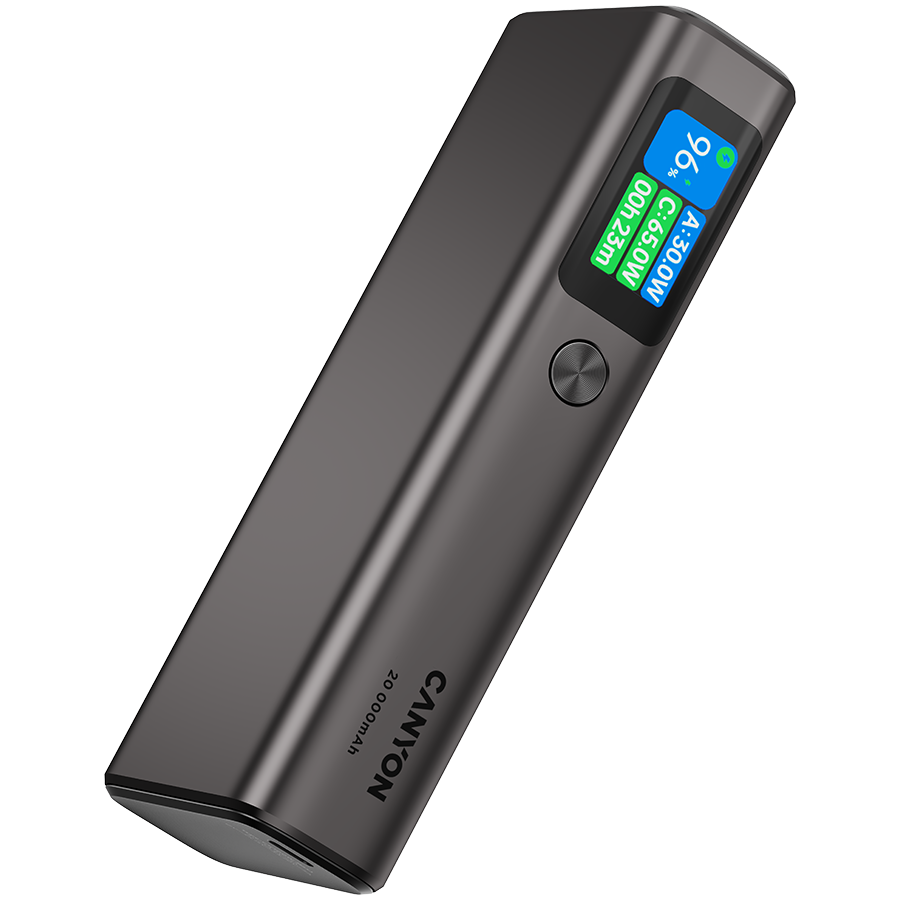 CANYON power bank OnPower 230 TFT 20000 mAh PD130W Dark Grey - Image 4