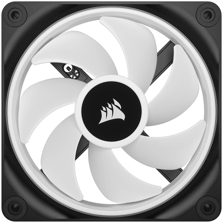 CORSAIR iCUE LINK QX120 RGB, 120mm Magnetic Dome RGB Fan, Single Fan - Image 2