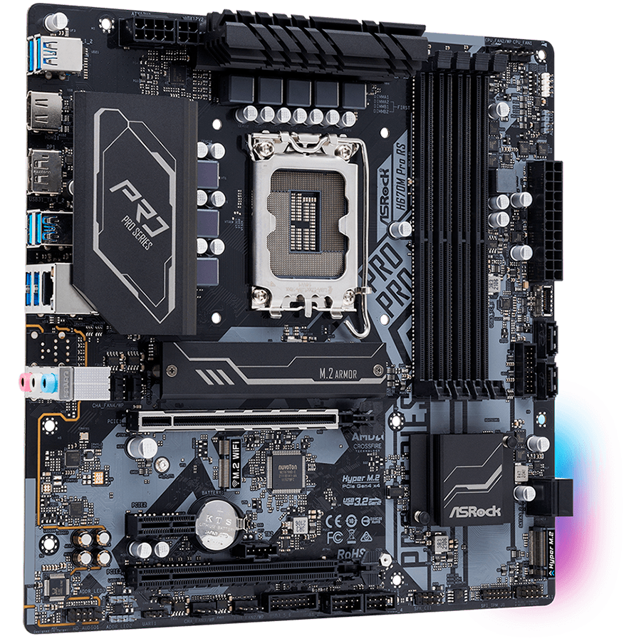 ASRock MB INTEL H670/4DDR4/4SATA3 - Image 3