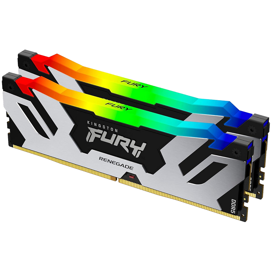 Kingston 64GB 6400MT/s DDR5 CL32 DIMM (Kit of 2) FURY Renegade RGB XMP