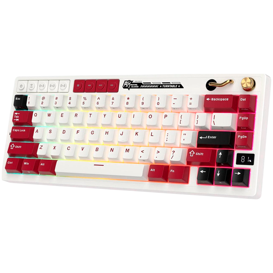 ROYAL KLUDGE RK M65 Famicom Gaming Keyboard Cream switch - Image 2