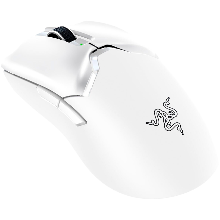 Razer DeathAdder V3 Pro - White Edition, Ergonomic Wireless Gaming Mouse, Speedflex Charging Cable USB Type C, 30000DPI, Optical Mouse Switches Gen-3, 63 g, Focus Pro 30K Optical Sensor - Image 2