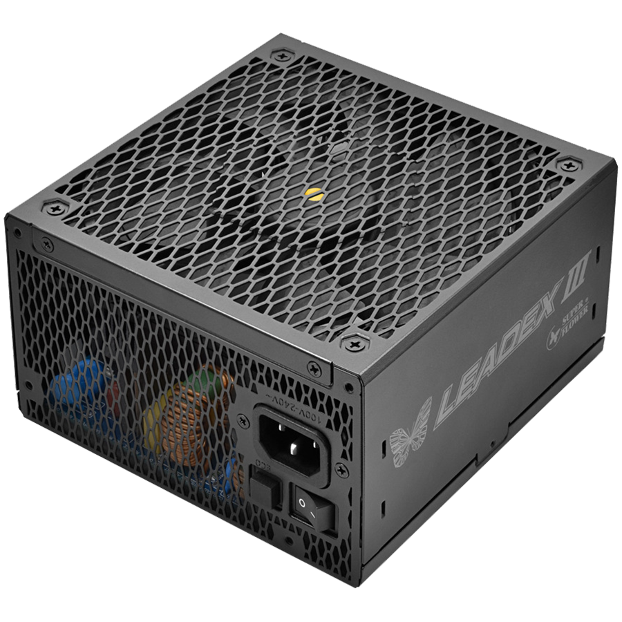 Super Flower Leadex III Gold 1000W ATX 3.1, 80 Plus Gold, Fully Modular, Flat Black Cables, 140mm Fan, 150mmx150mmx86mm, 7 Year Warranty - Image 2