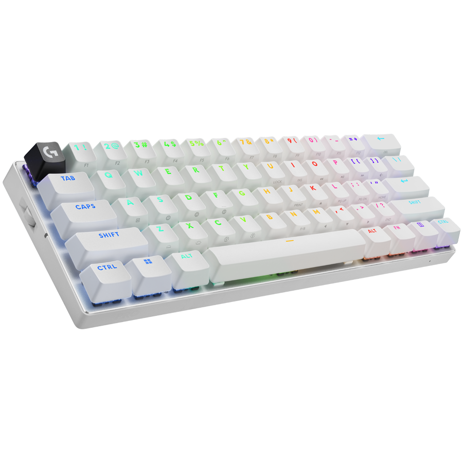 LOGITECH G PRO X 60 LIGHTSPEED Wireless Gaming Keyboard (Tactile) - WHITE - US INT'L - 2.4GHZ/BT - EMEA28-935 - TACTILE SWITCH - Image 2