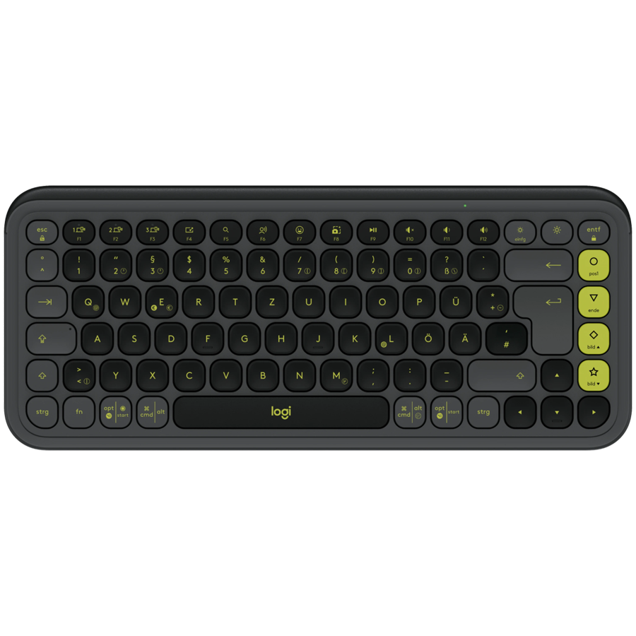 LOGITECH POP ICON KEYS - GRAPHITE - US INT'L - BT - INTNL-973