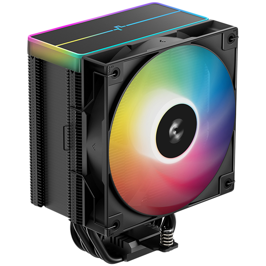 DeepCool AG500 BK ARGB V2, CPU Air Cooler, 1x120mm ARGB PWM Fan, ARGB Top Cover, 6 Heatpipes, LGA 1851/1700/1200/1151/1150/1155, AMD AM5/AM4, 125x95x160 mm(LxWxH), R-AG500-BKAMMN-GJD, 2Y
