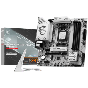 MSI B850M GAMING PLUS WIFI6E, mATX, Socket AM5, 4x DDR5 Dual Channel DDR5 up to 8200(OC)MHz, 1x PCIe x16 slot, 2x M.2 slot, 4x USB 5Gbps, 3x USB 10Gbps, 1x USB 10Gbps Type-C, HDMI, DP, 7.1 HD Audio, 2.5G LAN, WIFI, BT, 3Y