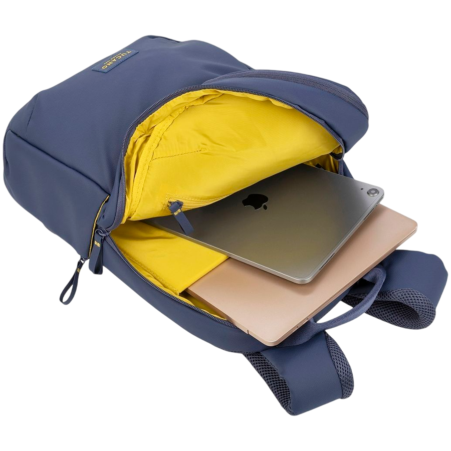 The Laser backpack for 15.6" laptops and 16" MacBooks, made from water-resistant resin-coated fabric obtained from recycled plastic, features a compact design and excellent pocket organization. - Image 5