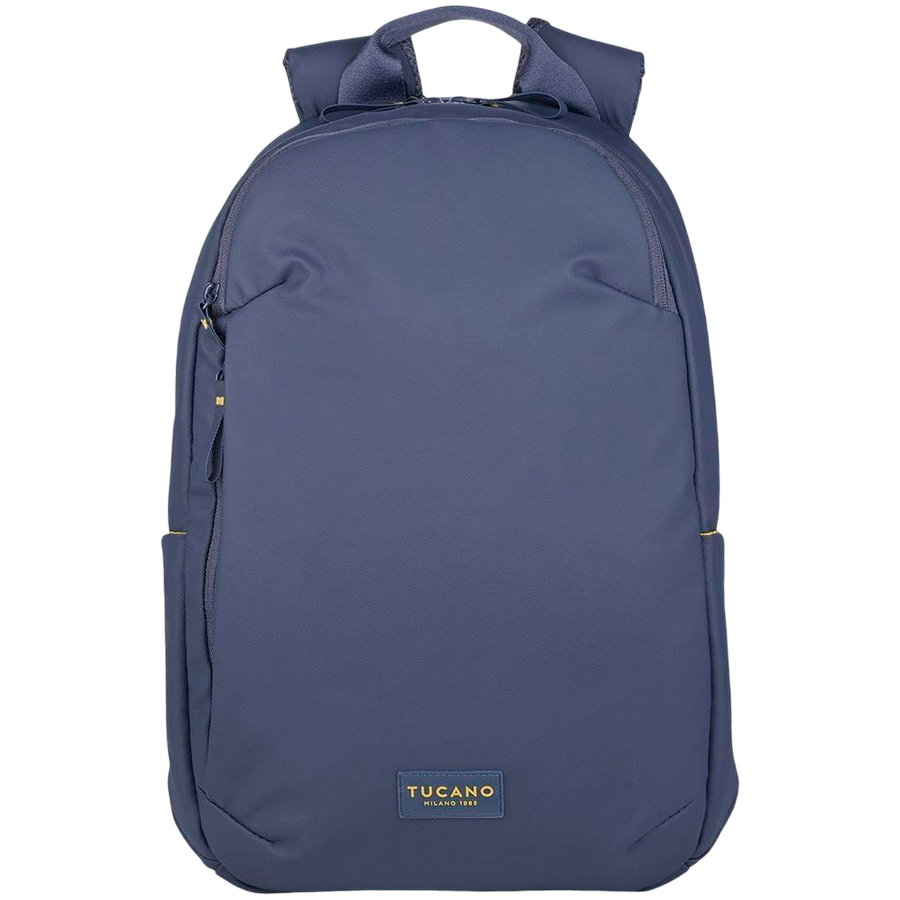 The Laser backpack for 15.6" laptops and 16" MacBooks, made from water-resistant resin-coated fabric obtained from recycled plastic, features a compact design and excellent pocket organization.