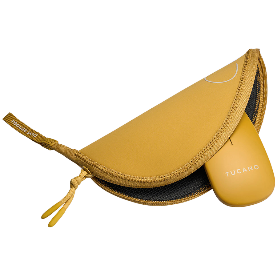 TOPO MOUSE PAD + WIRELESS MOUSE YELLOW - Image 2