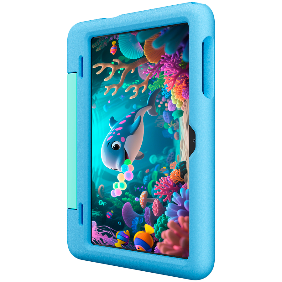 Blackview Tab 20 Kids WiFi 10.1-inch 800x1280 HD 60Hz Unisoc Tiger T310 2Hz 4GB + 64GB 6600mAh Cam 5MP/8MP WiFi5 Android 15 Bubble Blue - Image 3