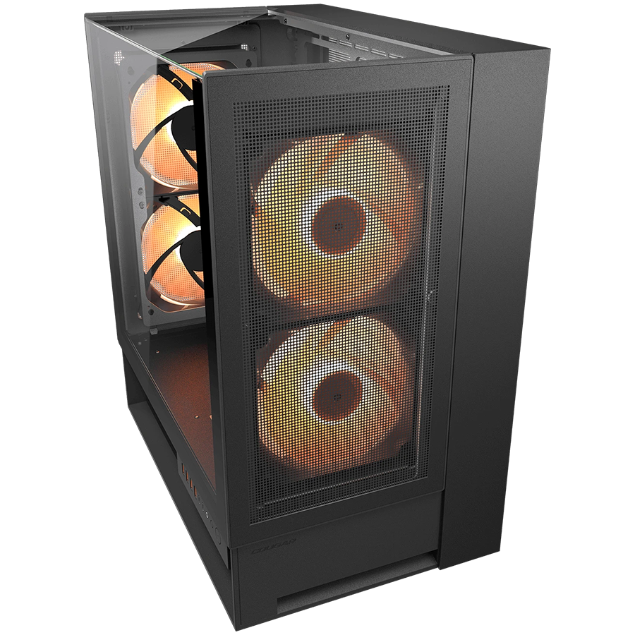 COUGAR OmnyX PC Case, Mid Tower, Black - Image 4