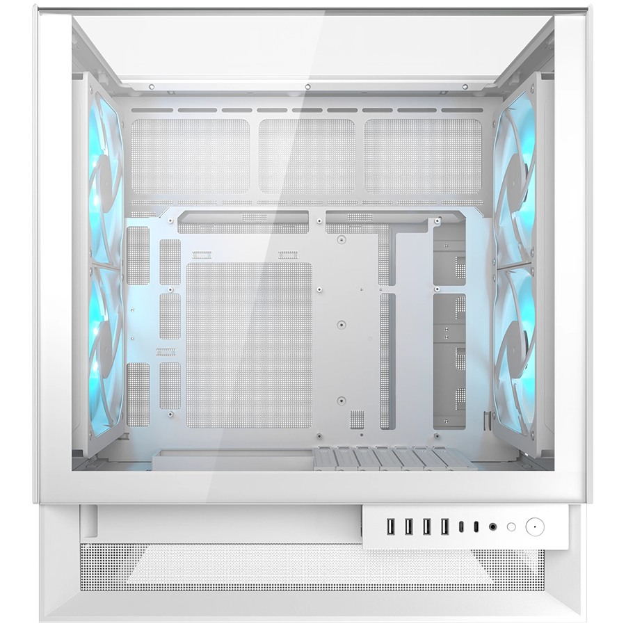 COUGAR OmnyX PC Case, Mid Tower, White - Image 3