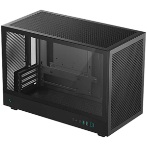 DeepCool CH260, Mini Tower, Mini-ITX/Micro-ATX, 2xUSB3.0, 1xType-C Gen 2, 1xAudio, Mesh Panel, Black, 2Y, R-CH260-BKNGM0-G-1