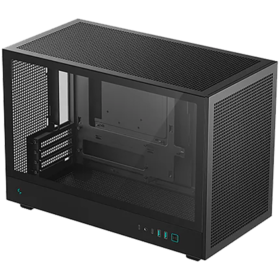 DeepCool CH260, Mini Tower, Mini-ITX/Micro-ATX, 2xUSB3.0, 1xType-C Gen 2, 1xAudio, Mesh Panel, Black, 2Y, R-CH260-BKNGM0-G-1