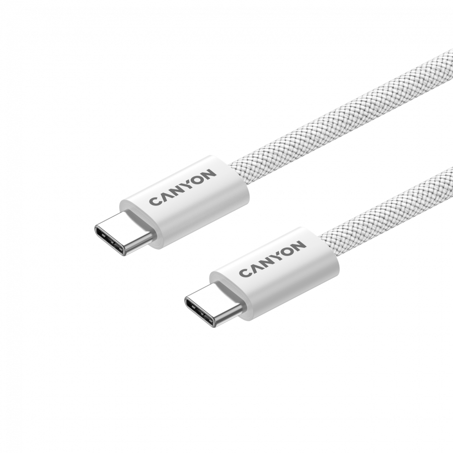CANYON cable OnWire 60MG C-C 60W Magnet Braided 1m White - Image 3