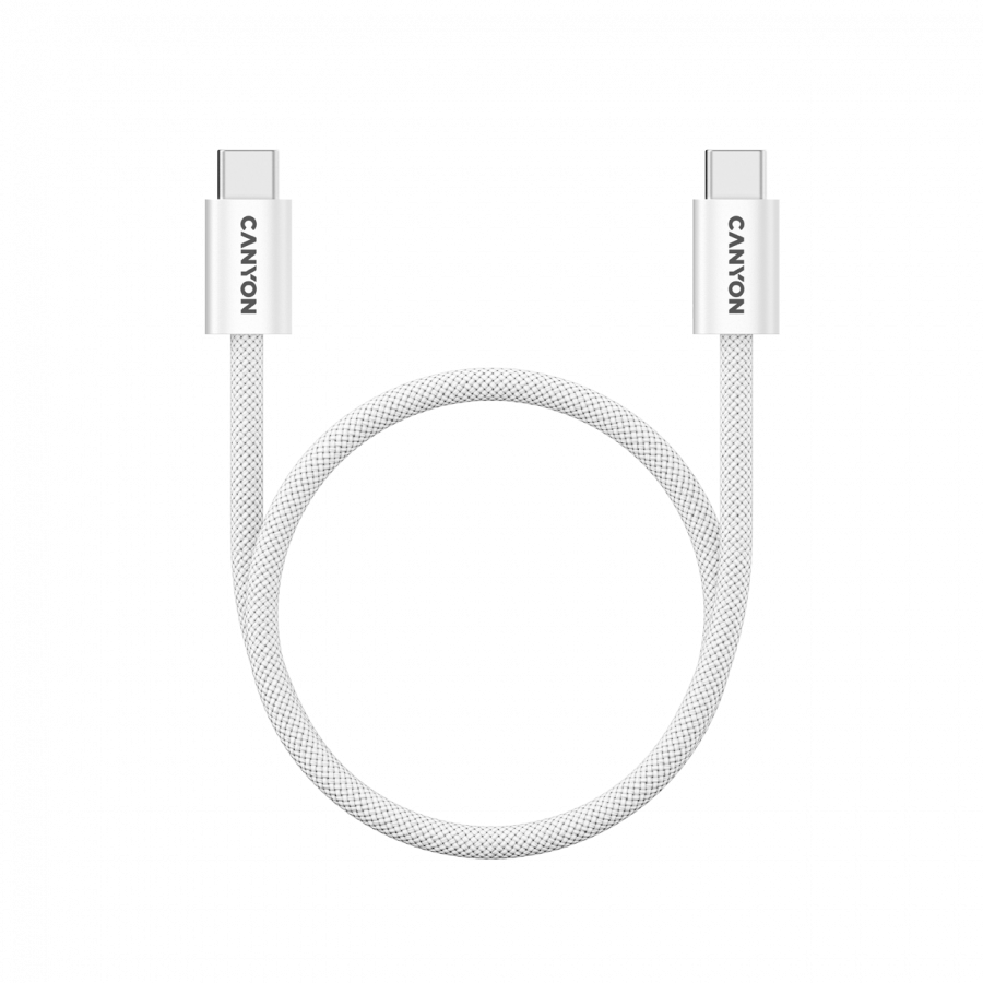 CANYON cable OnWire 60MG C-C 60W Magnet Braided 1m White - Image 4