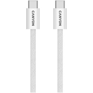 CANYON cable OnWire 60MG C-C 60W Magnet Braided 1m White