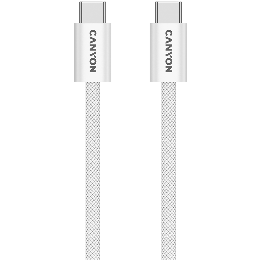 CANYON cable OnWire 60MG C-C 60W Magnet Braided 1m White