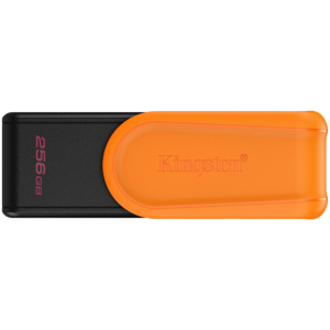 Kingston  256GB Portable USB 3.2 Gen 1 DataTraveler Exodia S (Black/Orange)