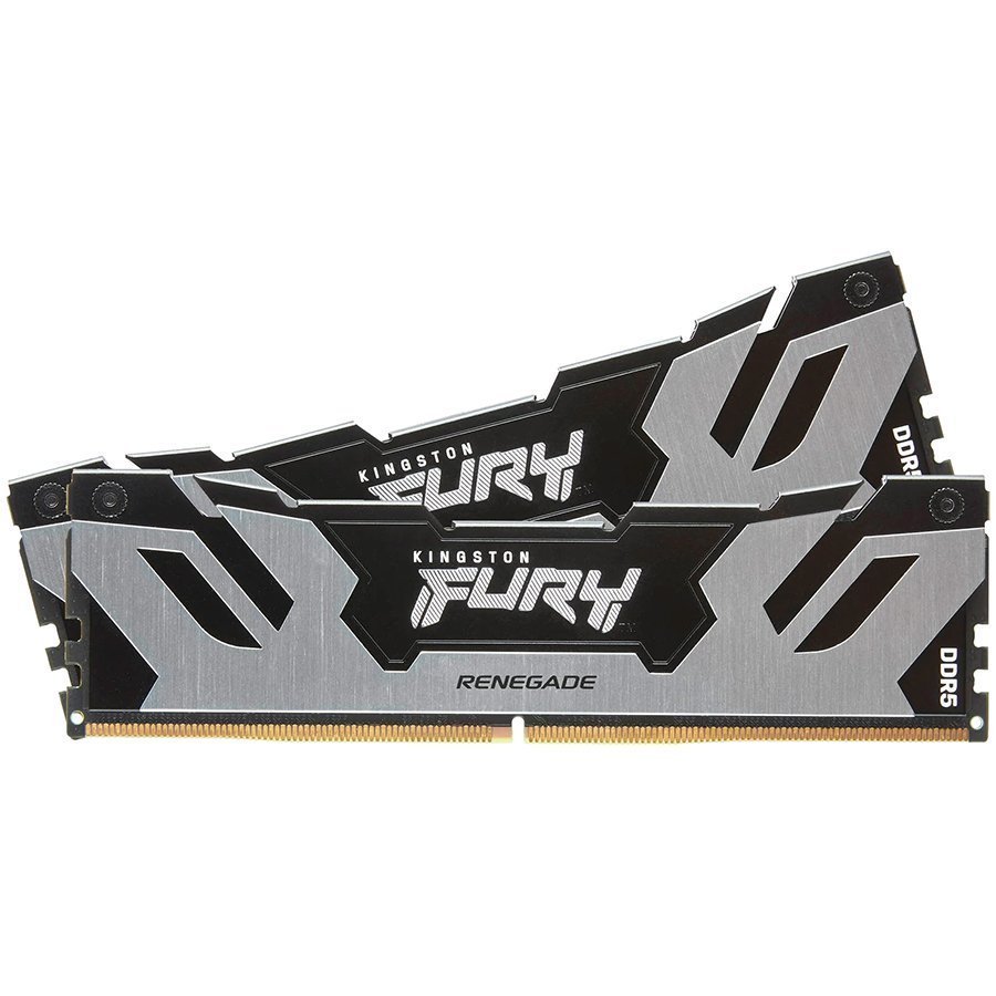 Kingston 64GB 6400MT/s DDR5 CL32 DIMM (Kit of 2) FURY Renegade Silver XMP