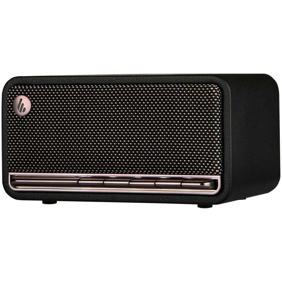 Edifier MP230 Bluetooth Speaker, BT V5.0, USB-C, AUX, TF Card, 2x 48mm Drivers, USB-C, 20W (RMS), Retro Black - Image 2
