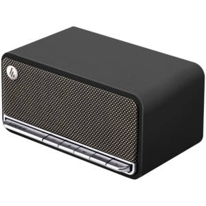 Edifier MP230 Bluetooth Speaker, BT V5.0, USB-C, AUX, TF Card, 2x 48mm Drivers, USB-C, 20W (RMS), Retro Black
