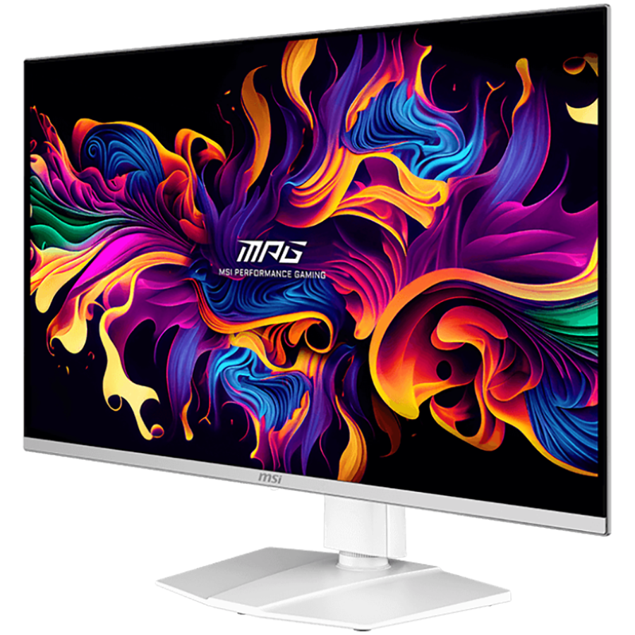MSI MPG 321URXW QD-OLED Gaming Monitor, 31.5" 240Hz, UHD (3840x2160) 16:9, QD-OLED, 0.03ms, 250nits, 1500000:1, 178/178, G-Sync Compatible, Adjustable Stand, 1x DP, 2x HDMI, 1x Type-C, 1x Headphone out, USB Hub, White, 3Y Warranty - Image 2