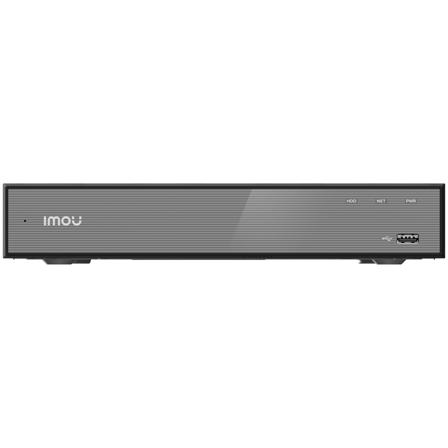 Imou 10-ch NVR, H.265, Max 8MP/15 fps, 1x RJ45 10/100, 1x VGA, 1x HDMI, 2x USB, 1x SATA max 16TB, Built-in Mic and Speaker, ONVIF, Smart detection (Motion, Person, Vehicle), DC 12V 2A - Image 2