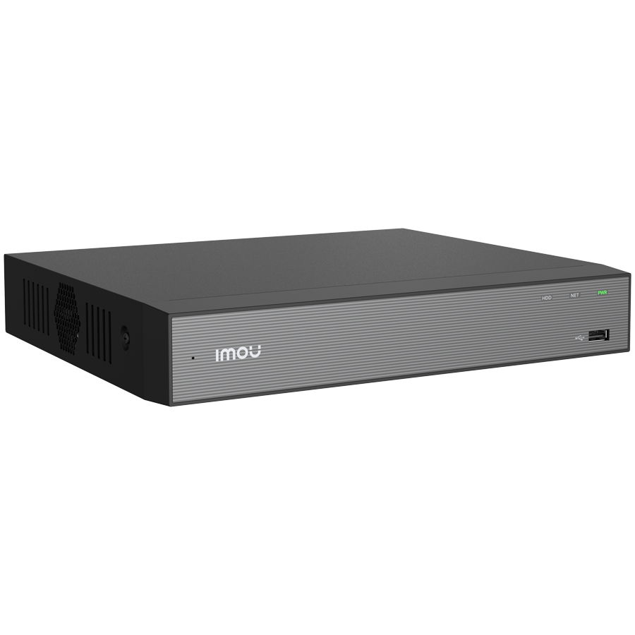 Imou 10-ch NVR, H.265, Max 8MP/15 fps, 1x RJ45 10/100, 1x VGA, 1x HDMI, 2x USB, 1x SATA max 16TB, Built-in Mic and Speaker, ONVIF, Smart detection (Motion, Person, Vehicle), DC 12V 2A - Image 3