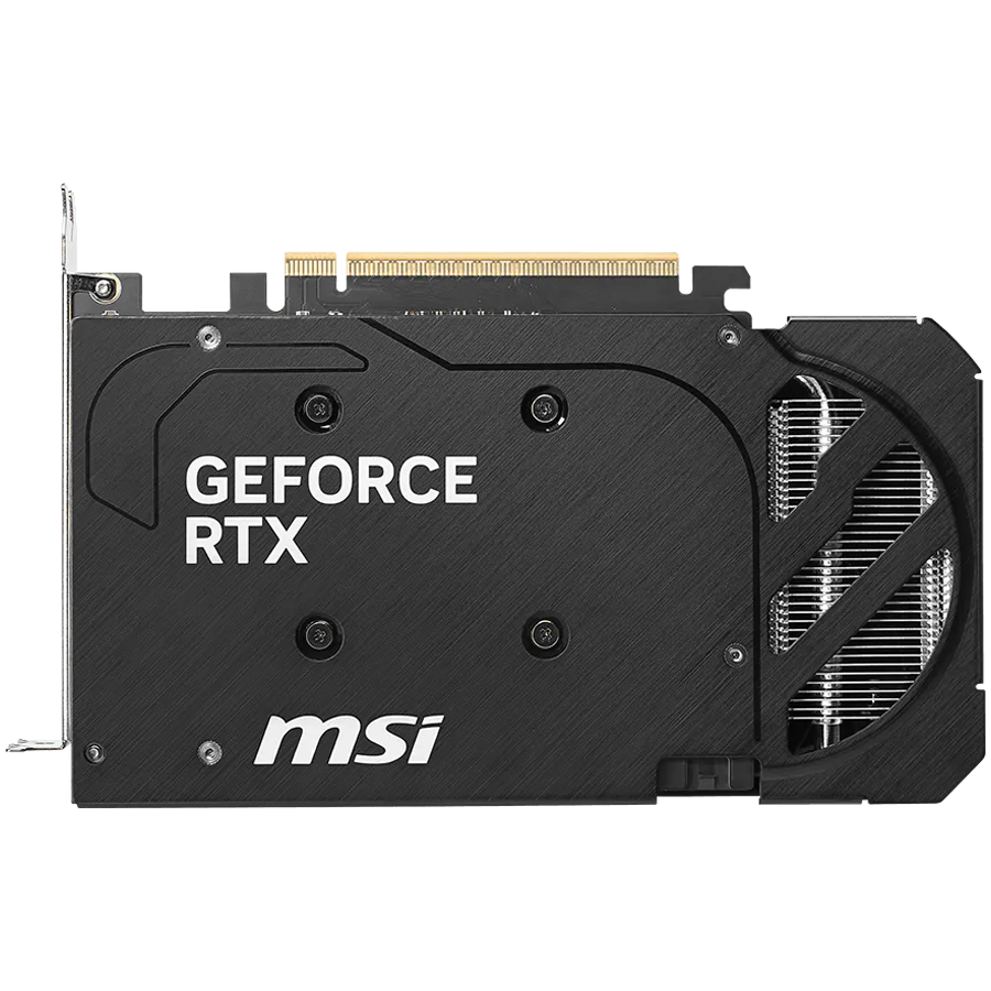 MSI Video Card NVIDIA GeForce RTX 5060 8G SHADOW 2X OC MAX, 8GB GDDR7, 128-bit, 2535 MHz Boost, 3840 CUDA Cores, PCIe 5.0 (x8), 3x DP 2.1b, HDMI 2.1b, RAY TRACING, Metal Backplate, Dual Fan, 145W TDP, 8-pin PCIe Power, G-SYNC, 2-Slot, 3Y - Image 3