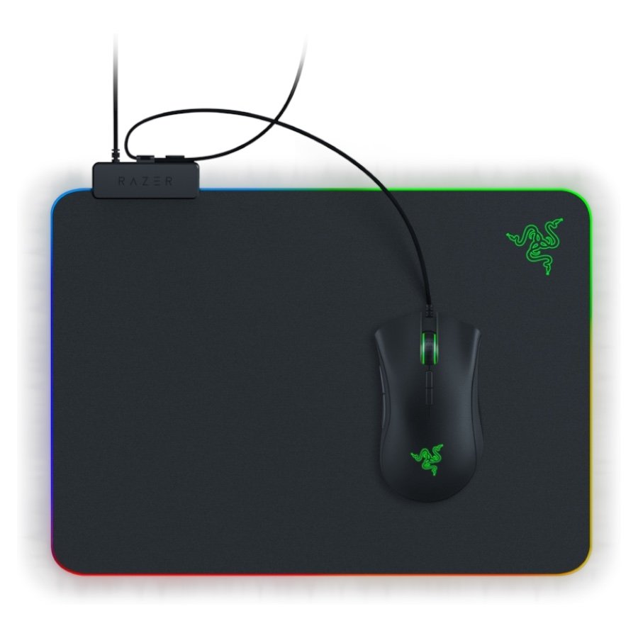 Razer Firefly V2, Razer Chroma customizable RGB lighting, Micro-textured surface, Built-in cable catch, All-round edge lighting, 19 lighting zones, Braided USB cable, Dimensions: 355mm x 255mm x 3mm - Image 2