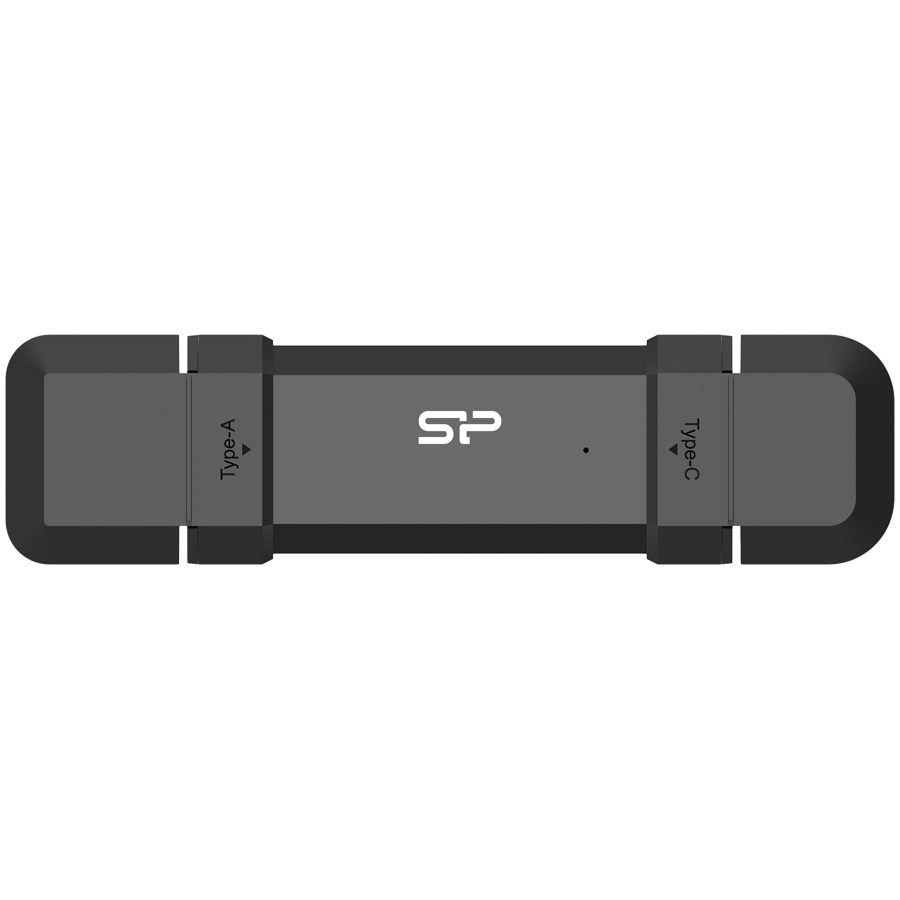 Silicon Power DS72 250GB USB Type-A and USB Type-C 3.2 Gen 2 Black