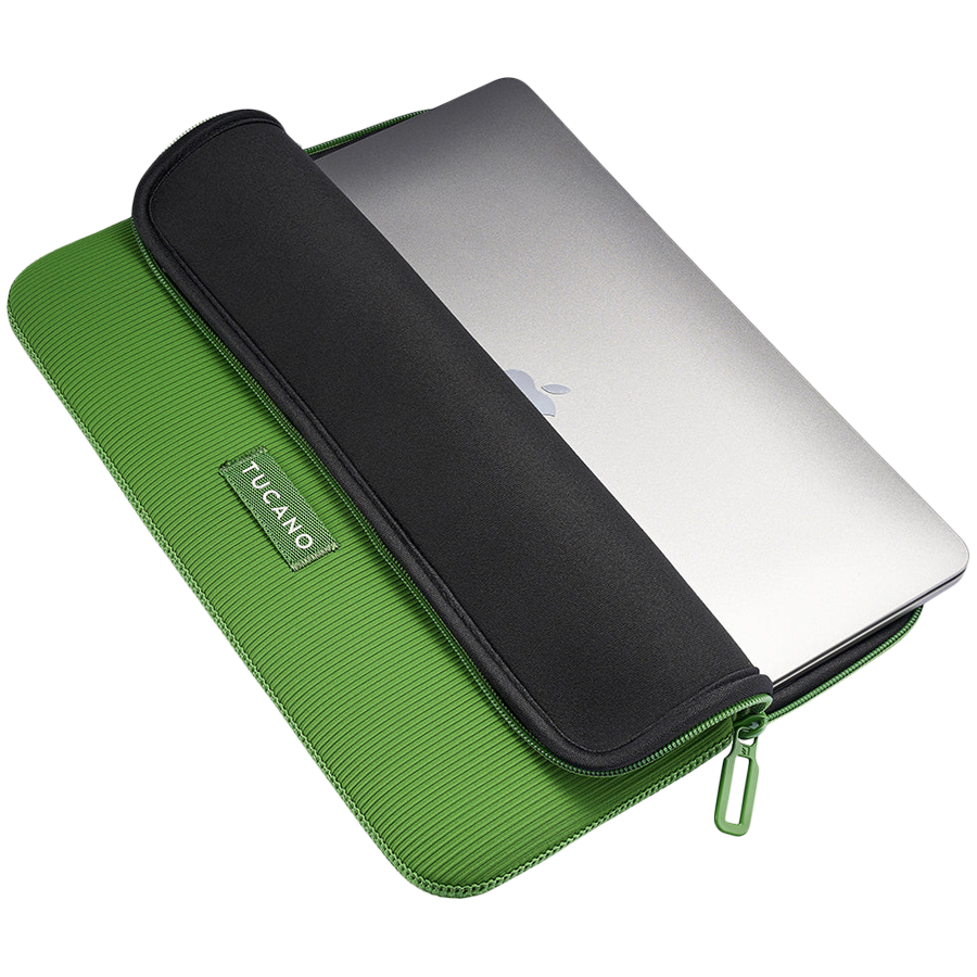 TUCANO COLORE 2 SLEEVES FOR MacBook Pro 16/ MacBook Air 15/ Laptop 15.6, Green - Image 4