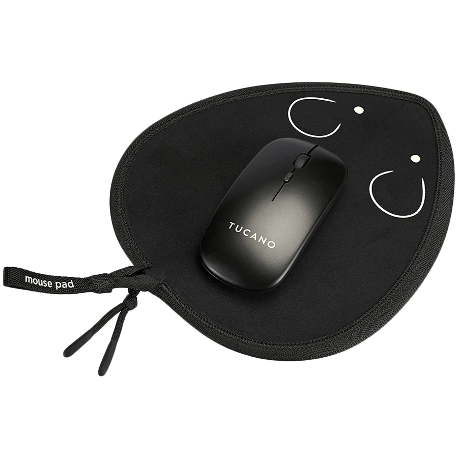 TOPO MOUSE PAD + WIRELESS MOUSE BLACK
