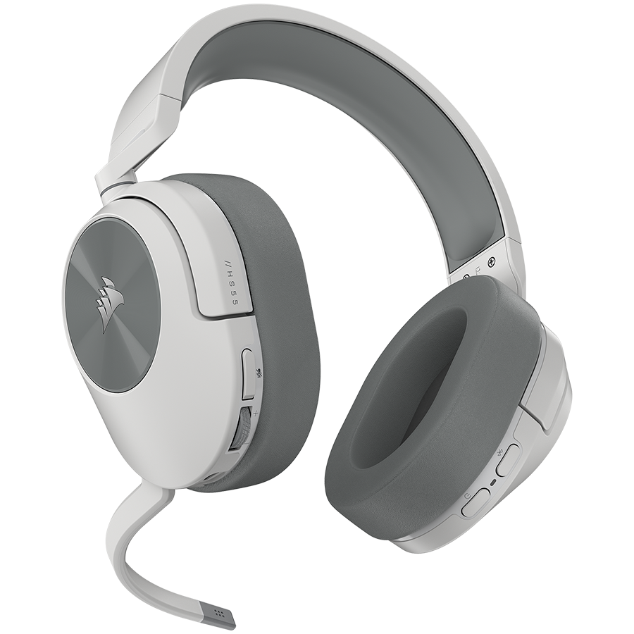CORSAIR HS55 Wireless Headset, White - Image 4