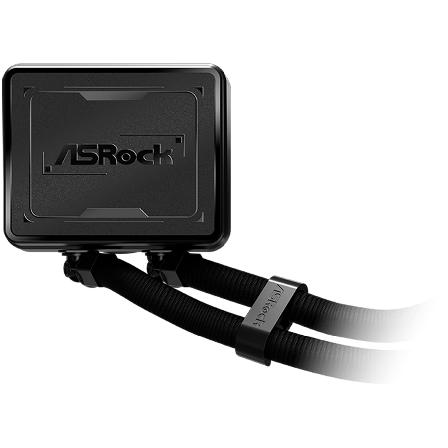 Asrock Challenger Pure 360, AiO liquid cooler, 360 mm radiator, AM5, AM4, LGA1851, LGA1700, 90-ACLA36-BDKGA6, 6Y - Image 4