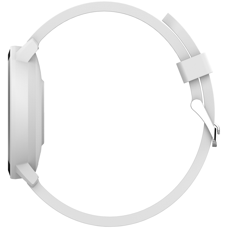 CANYON Lollypop SW-63, Smart watch, 1.3inches IPS full touch screen, Round watch, IP68 waterproof, multi-sport mode, BT5.0, compatibility with iOS and android, Silver white, Host: 25.2*42.5*10.7mm, Strap: 20*250mm, 45g - Image 4