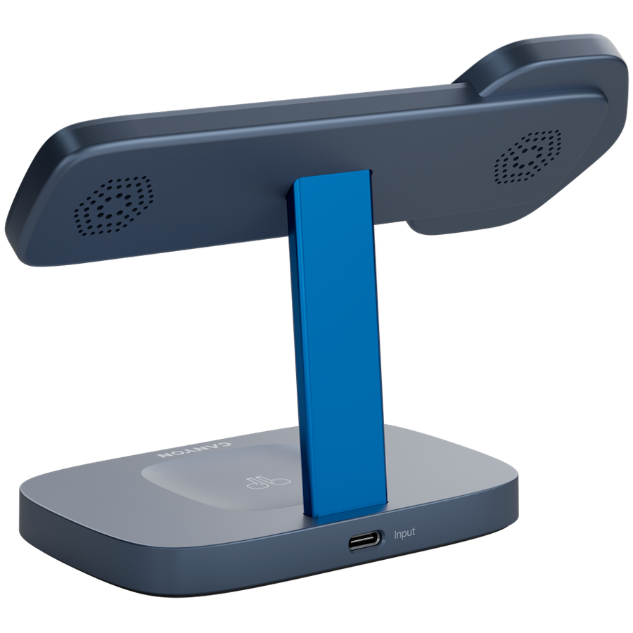 CANYON Wireless Charging Station Hexagon 310 3in1 DarkGrey/Blue - Image 4