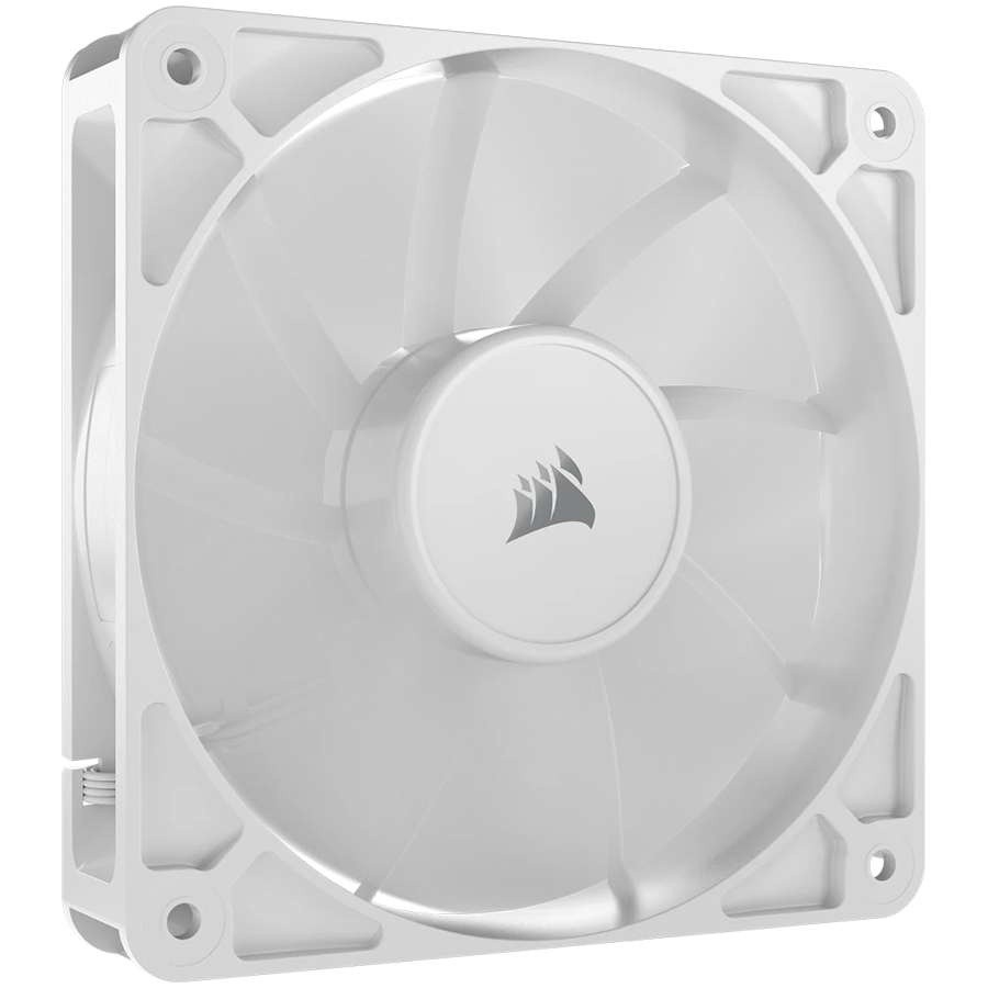 CORSAIR RS120 White, 120mm Fan, Single Pack