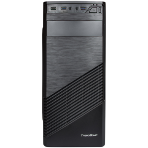 Chassis FC-F61A, ATX, 7 slots, 1 X 5.25", 2 X 3.5" H.D., 2 X 2.5", 2 x USB 3.0, 1 X Type C / 1 x AUDIO /, PSU 550W 12 sm, 20+4pin, Black